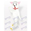 Costume de mascotte adulte rose des chats Kitty Cat blanc