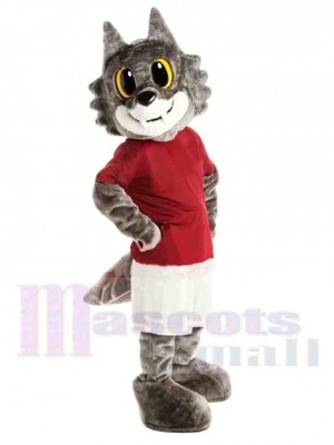 Super beau loup Costume de mascotte