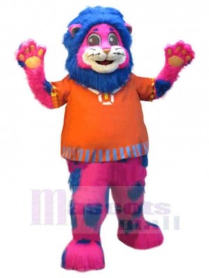 Gros lion coloré Mascotte Costume Animal